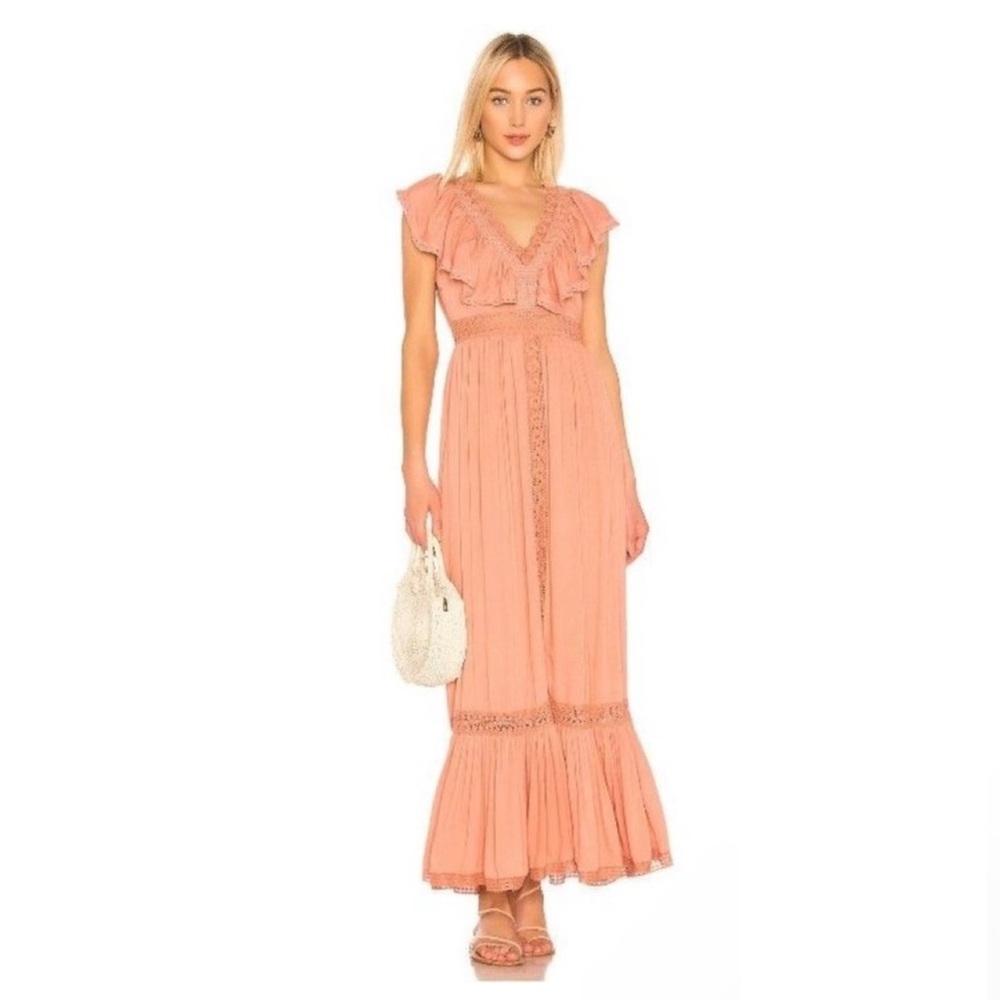 House of Harlow 1960 Peach Maxi Dress